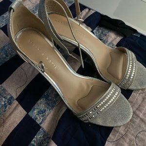 Silver heels